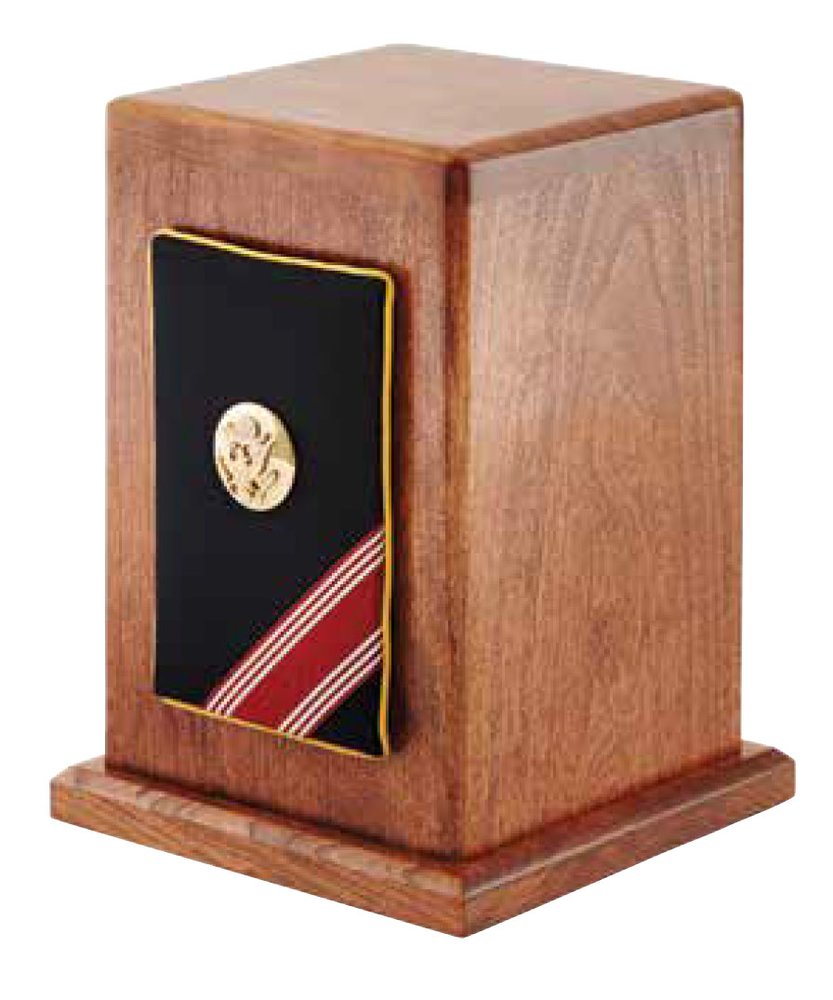 Army Military Panel Urn